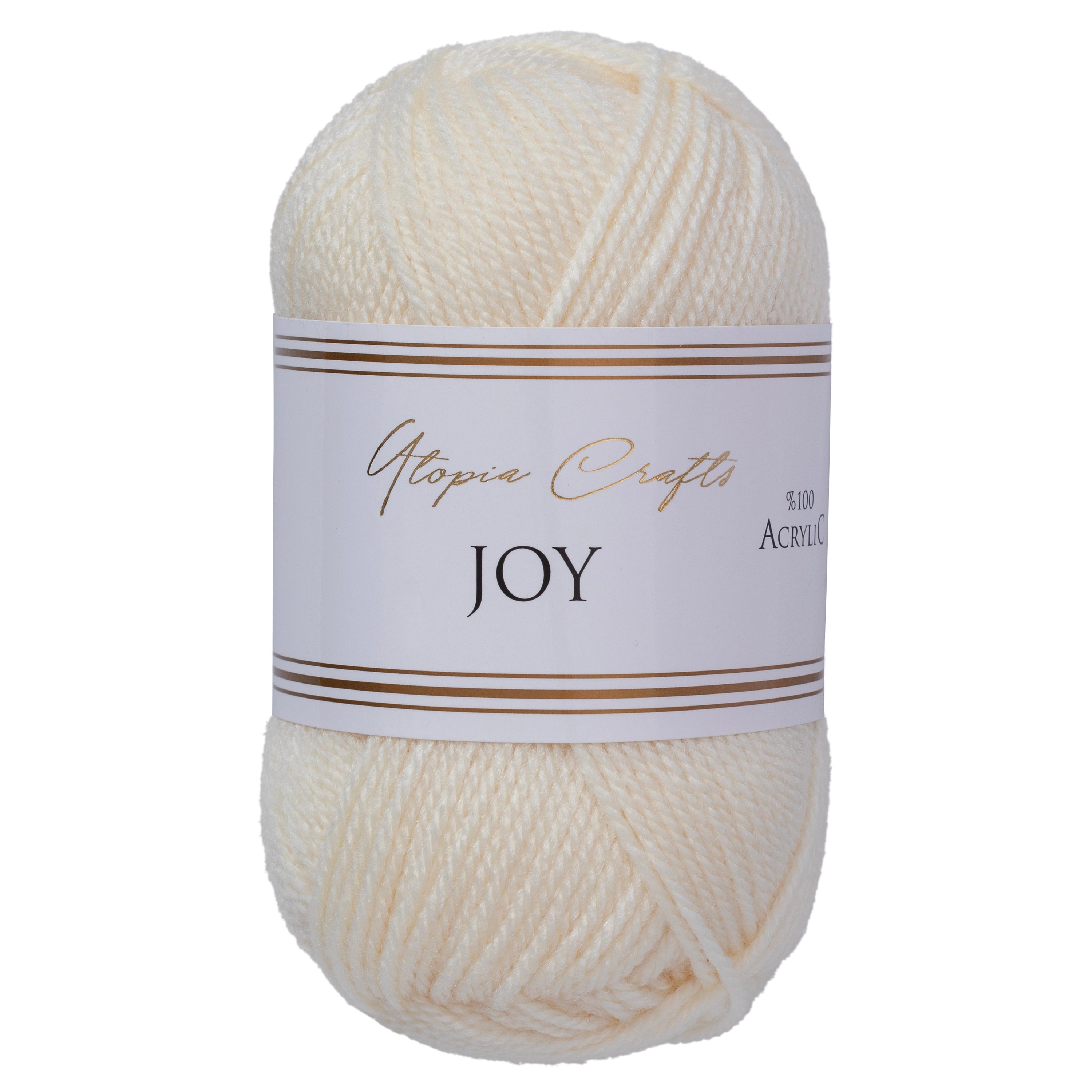 Utopia Crafts JOY Uni Strick und Häkelgarn (Naturseide)