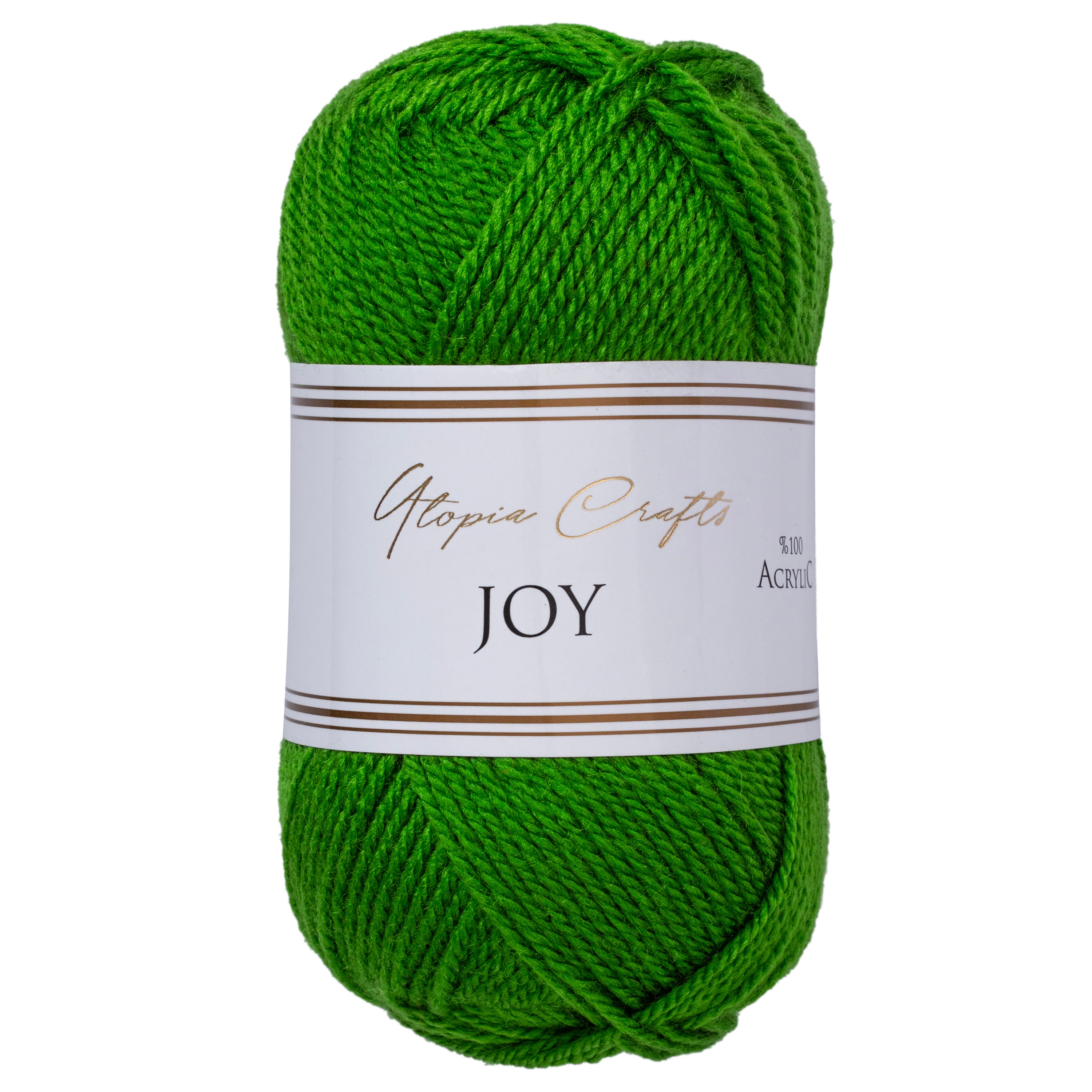 Utopia Crafts JOY Uni Strick und Häkelgarn (Smaragdgrün)